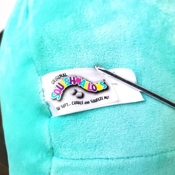 Kellytoy Squishmallows Teegan the Triceratops Stackable Adorable 12" Gently Used - Picture 6 of 8